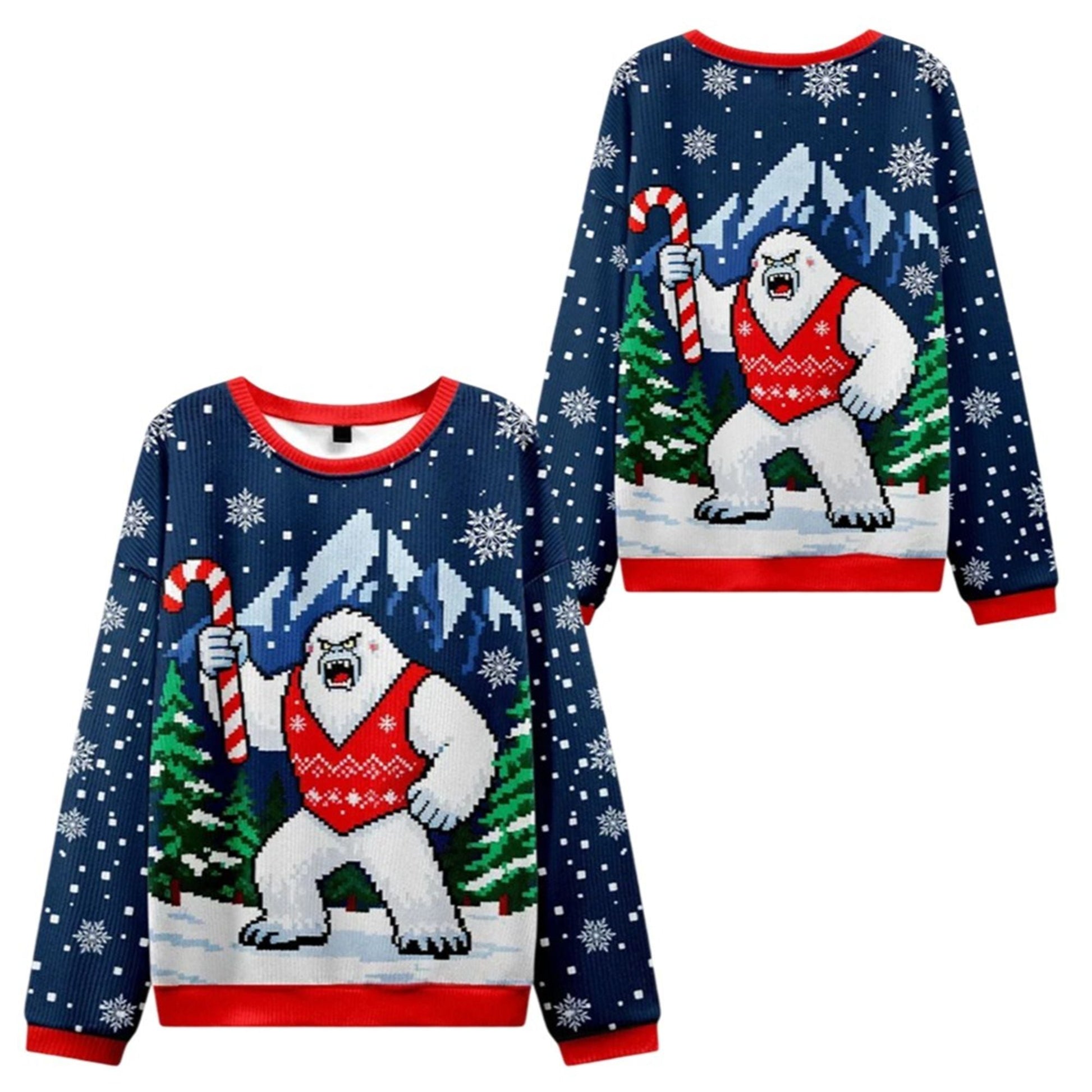 2026 Christmas Yeti Celebration Ugly Sweater - Moonbestprint