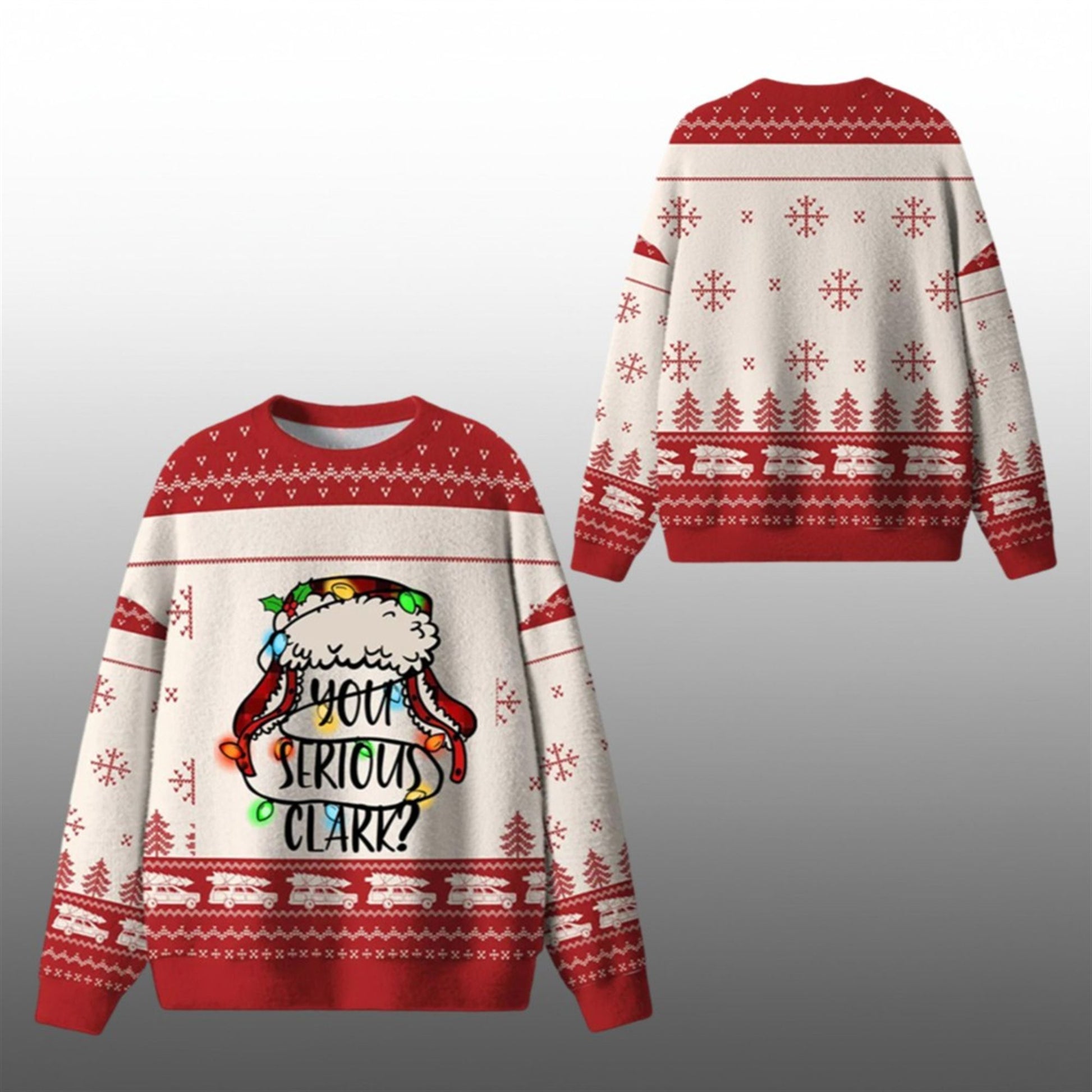 2026 Christmas You Serious Clark Ugly Sweater - Moonbestprint