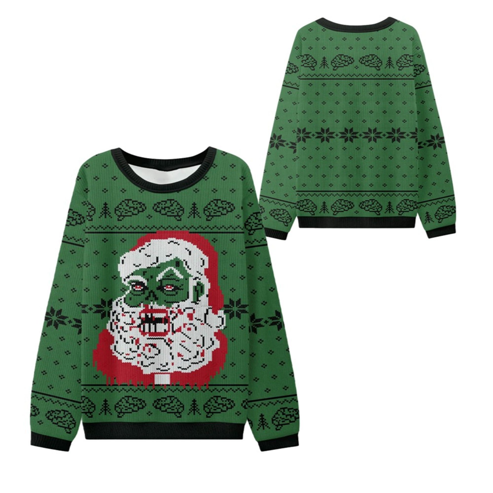 2026 Christmas Zombie Santa Ugly Sweater - Moonbestprint