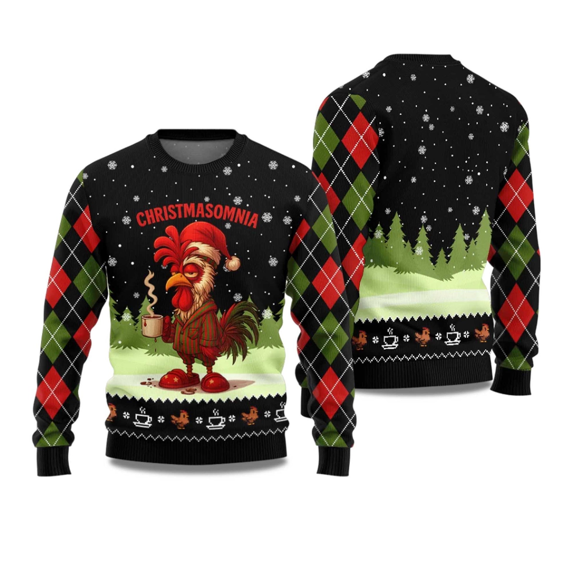 2026 Christmasomnia Ugly Christmas Sweater Moonbestprint