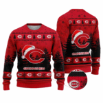 2025 Cincinnati Reds Snowflakes Christmas Ugly Sweater – Moonbestprint