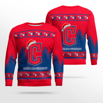 2025 Cleveland Guardians Snowflakes Christmas Ugly Sweater – Moonbestprint