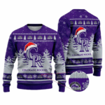 2025 Colorado Rockies Snowflakes Christmas Ugly Sweater – Moonbestprint