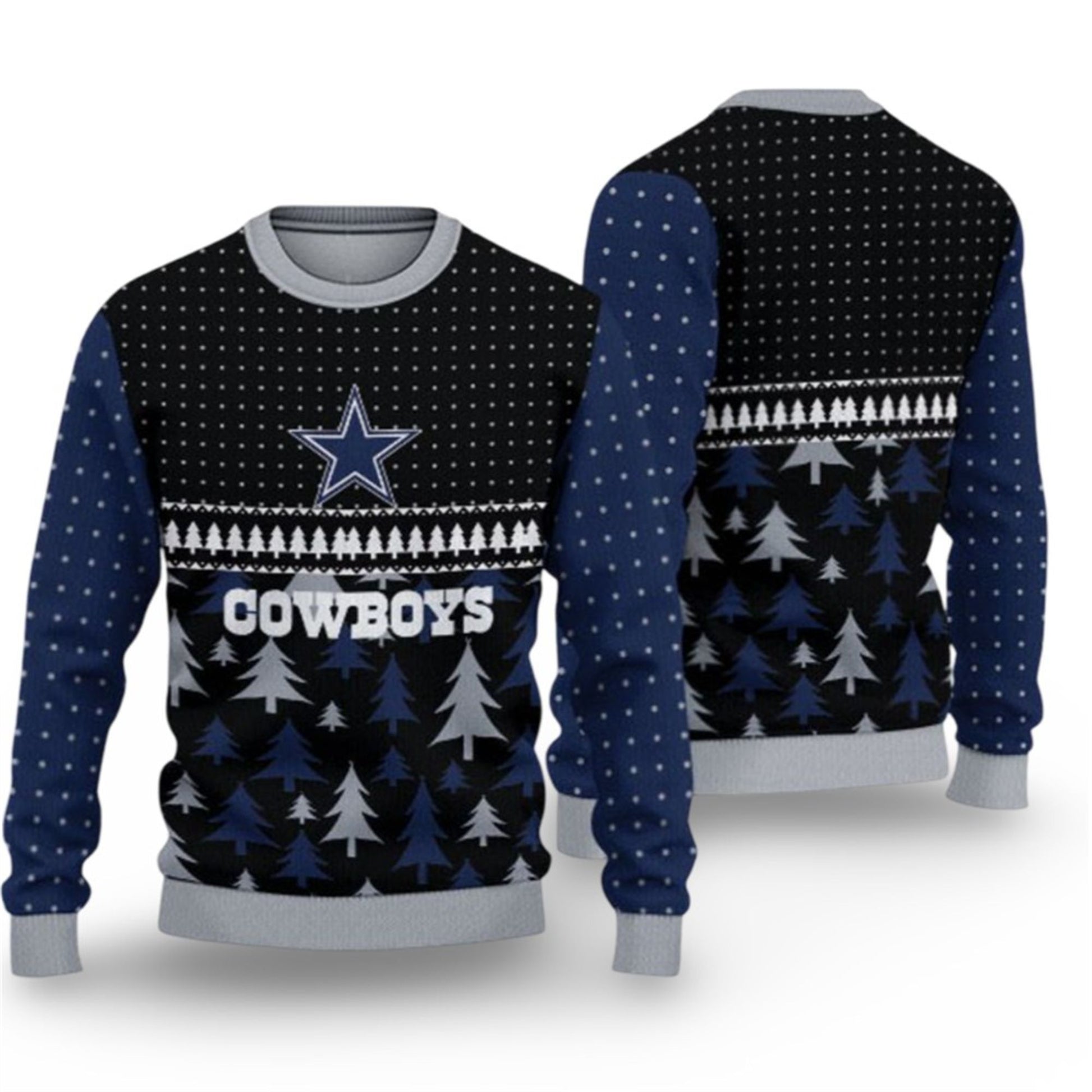 2026 Cowboys Ugly Christmas Sweater - Moonbestprint