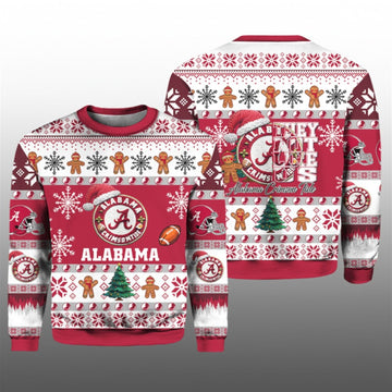 2026 Crimson Tide They Not Like Us Ugly Christmas Sweater - Moonbestprint