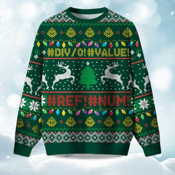 2026 DIV0 Value Ref Num Ugly Christmas Sweater Moonbestprint