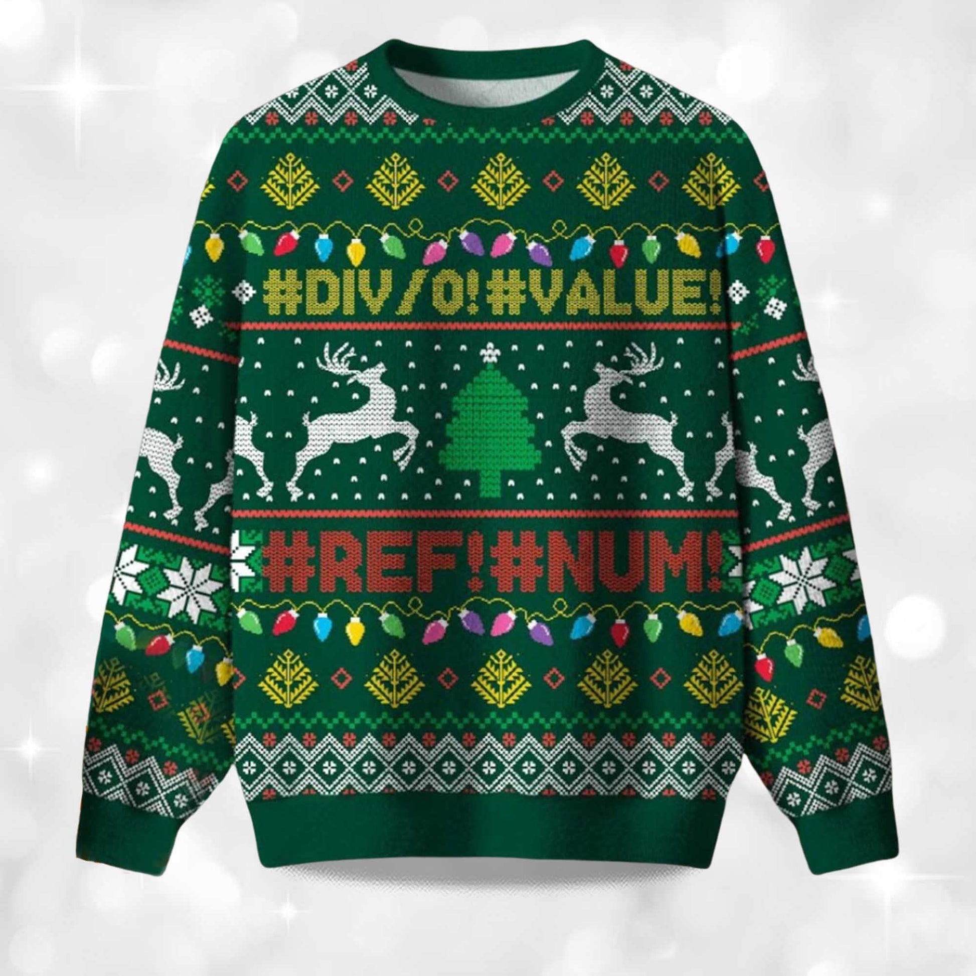 2026 DIV0 Value Ref Num Ugly Christmas Sweater Moonbestprint