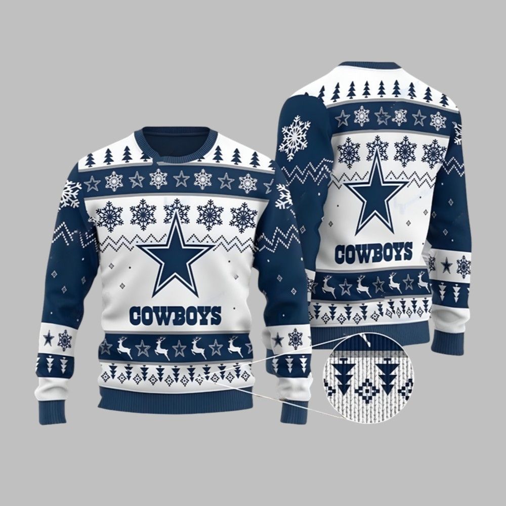 2026 Dallas Cowboys Ugly Christmas Sweater - Moonbestprint