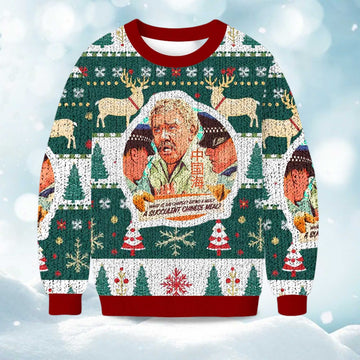 2026 Democracy Manifest Fun Christmas Ugly Sweater Moonbestprint