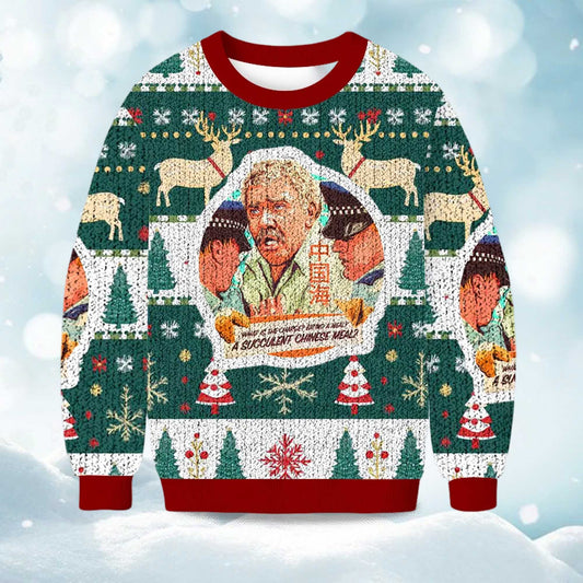 2026 Democracy Manifest Fun Christmas Ugly Sweater Moonbestprint