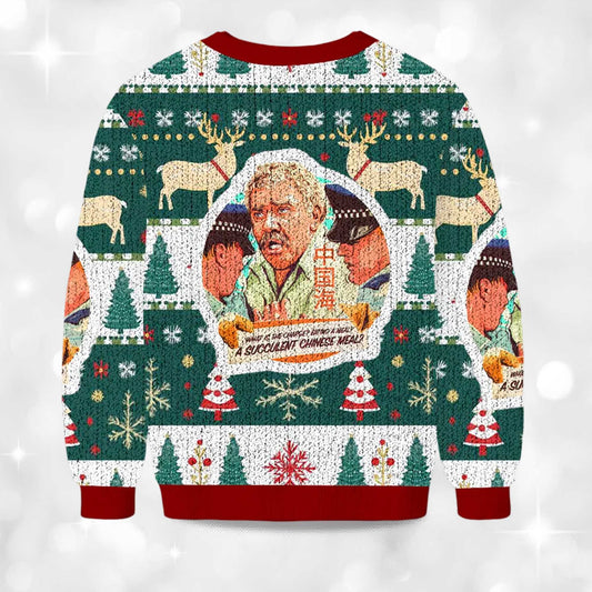 2026 Democracy Manifest Fun Christmas Ugly Sweater Moonbestprint
