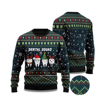 2026 Dental Squad Ugly Christmas Sweater Moonbestprint