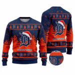 2025 Detroit Tigers Snowflakes Christmas Ugly Sweater – Moonbestprint