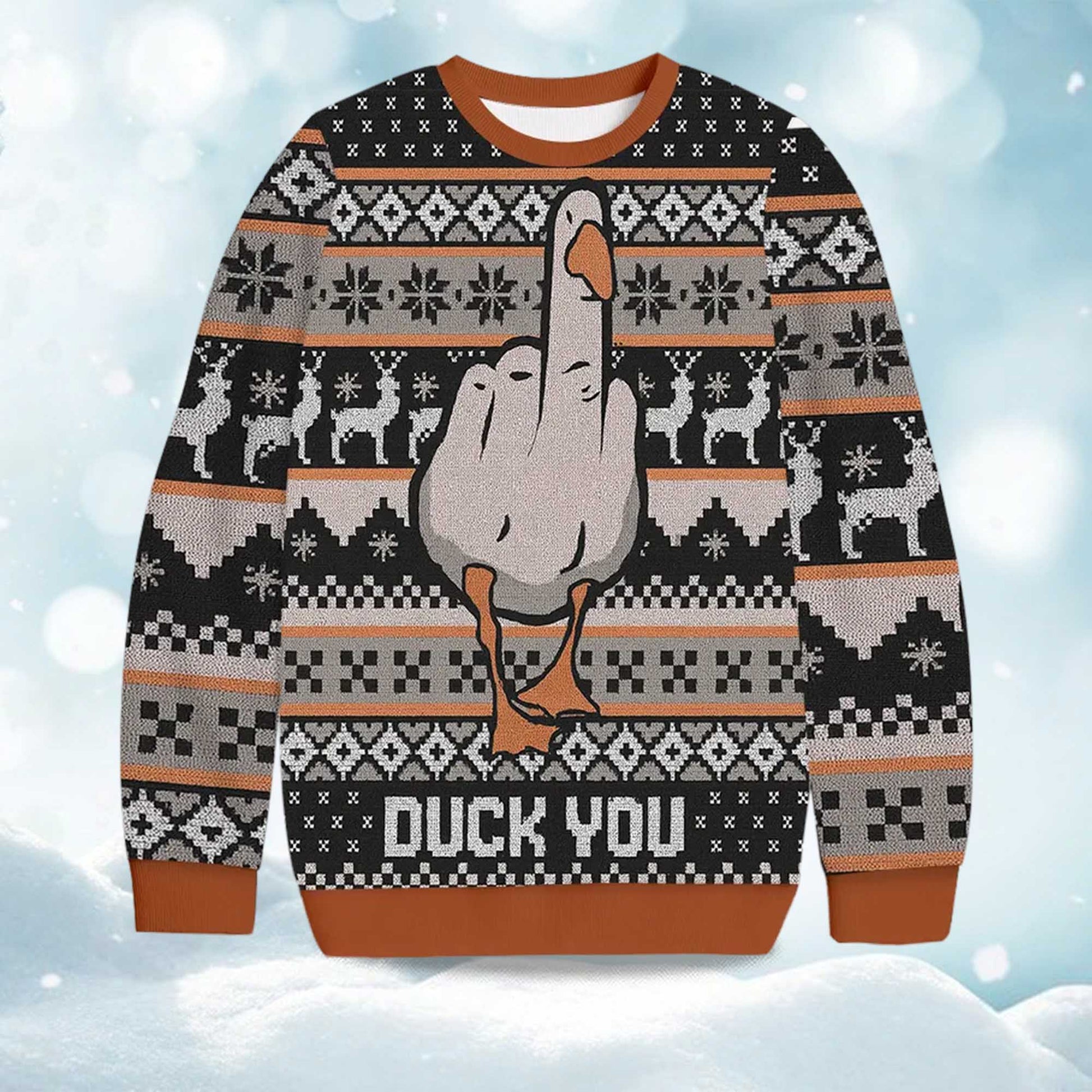 2026 Duck You Christmas Ugly Sweater Moonbestprint