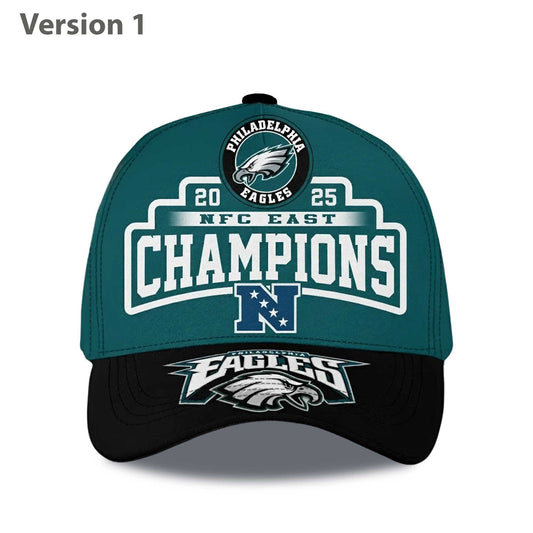 2025 Eagles NFC EAST Champions Hat -Moonbestprint