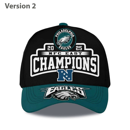 2025 Eagles NFC EAST Champions Hat -Moonbestprint