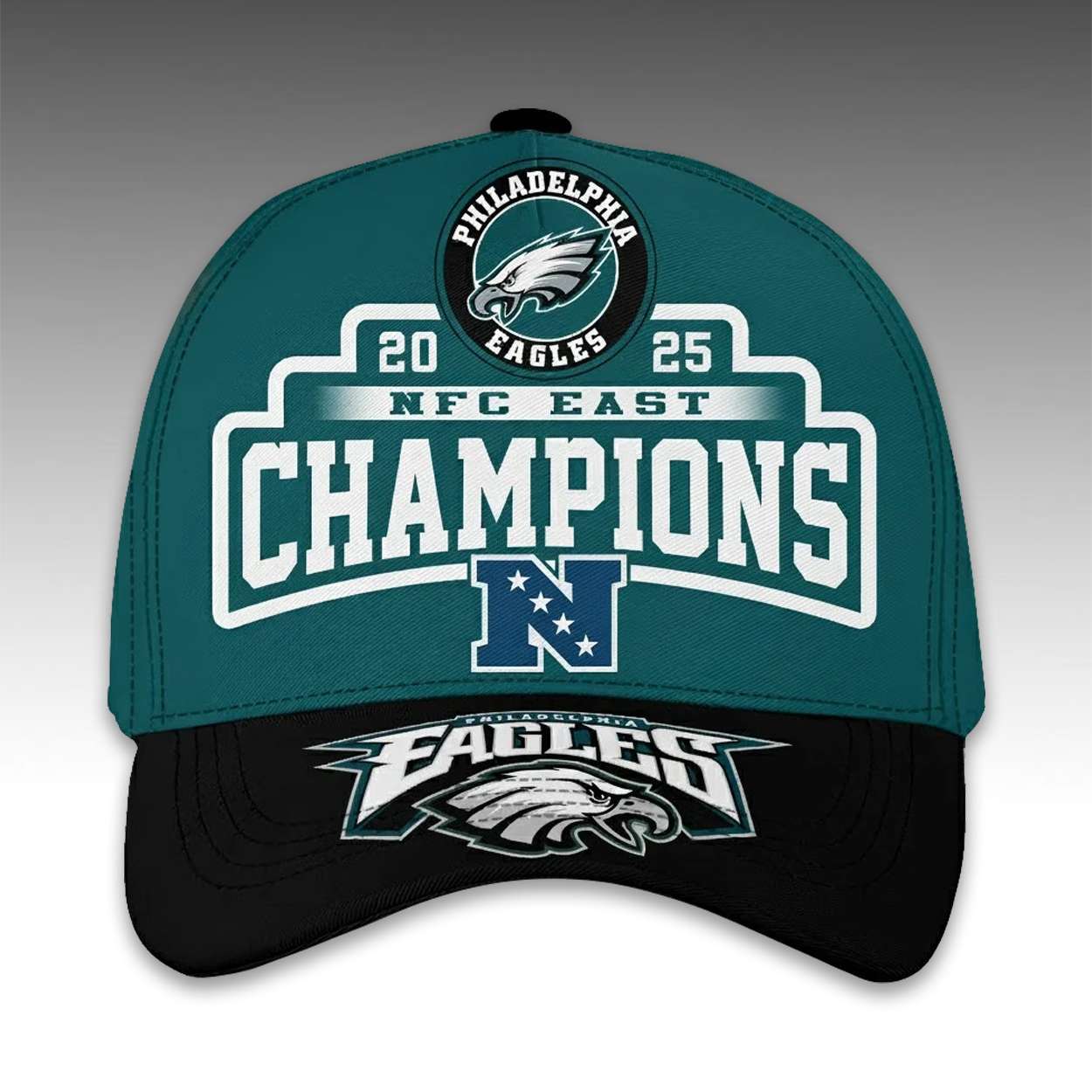 2025 Eagles NFC East Champions Classic Cap Moonbestprint