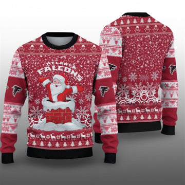 2026 Falcons Ugly Christmas Sweater - Moonbestprint