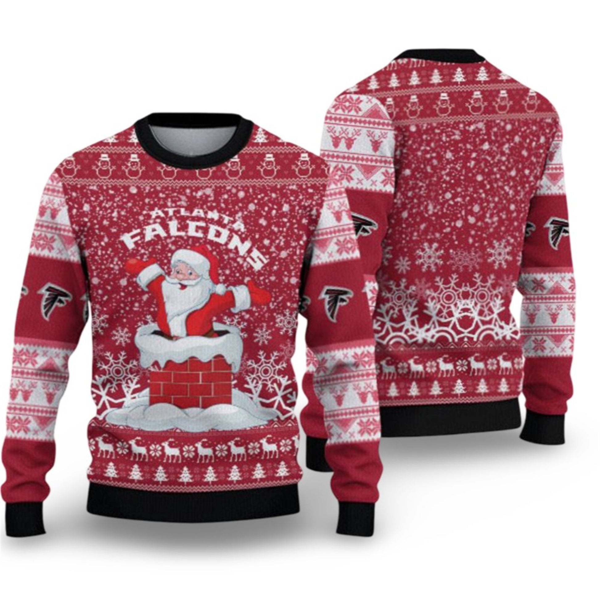 2026 Falcons Ugly Christmas Sweater - Moonbestprint
