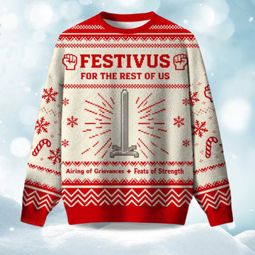 2026 Festivus For The Rest Of Us Ugly Christmas Sweater Moonbestprint