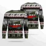 2025 Ford Bronco Holiday Ugly Sweater – Moonbestprint