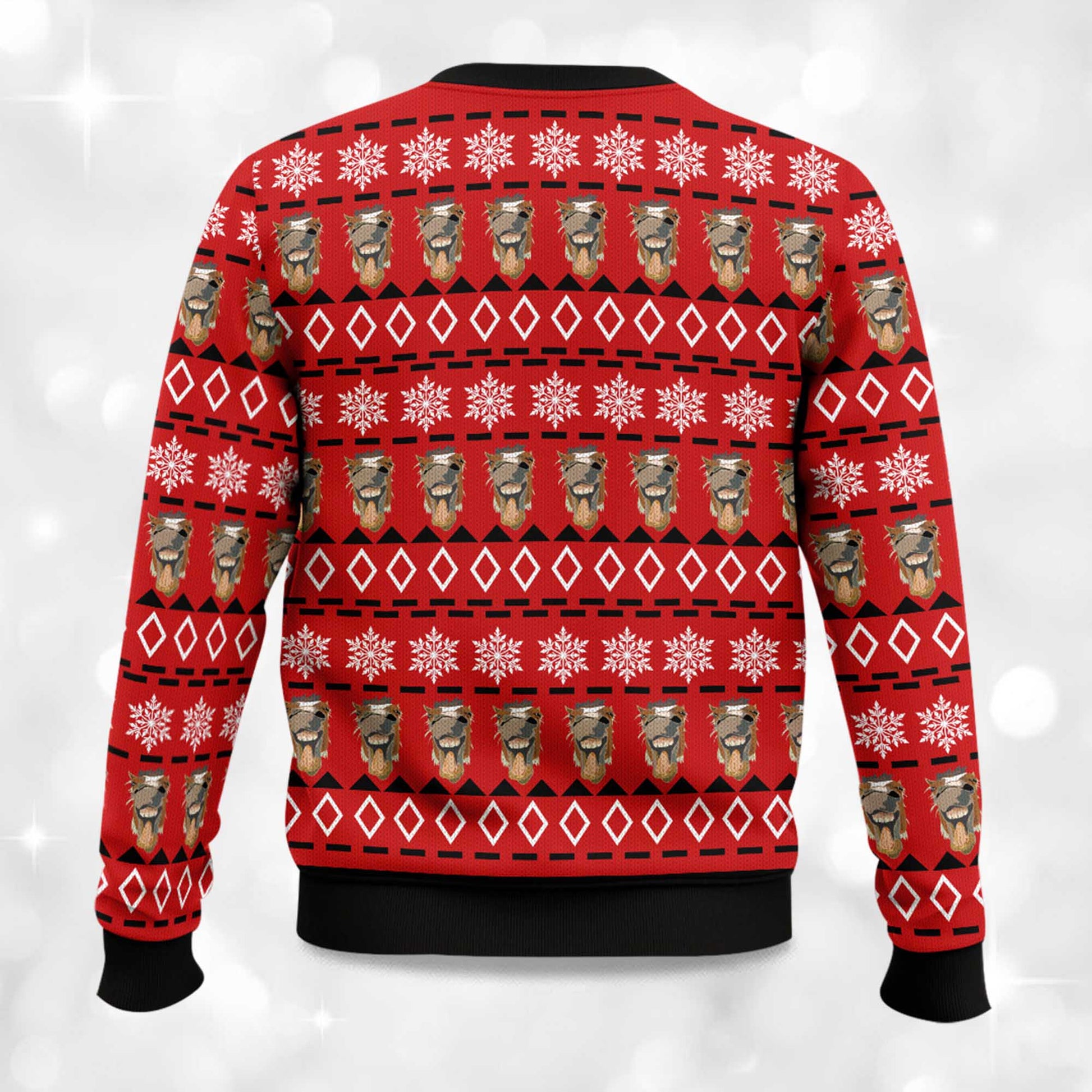 2026 Funny Horse Ugly Christmas Sweater Moonbestprint
