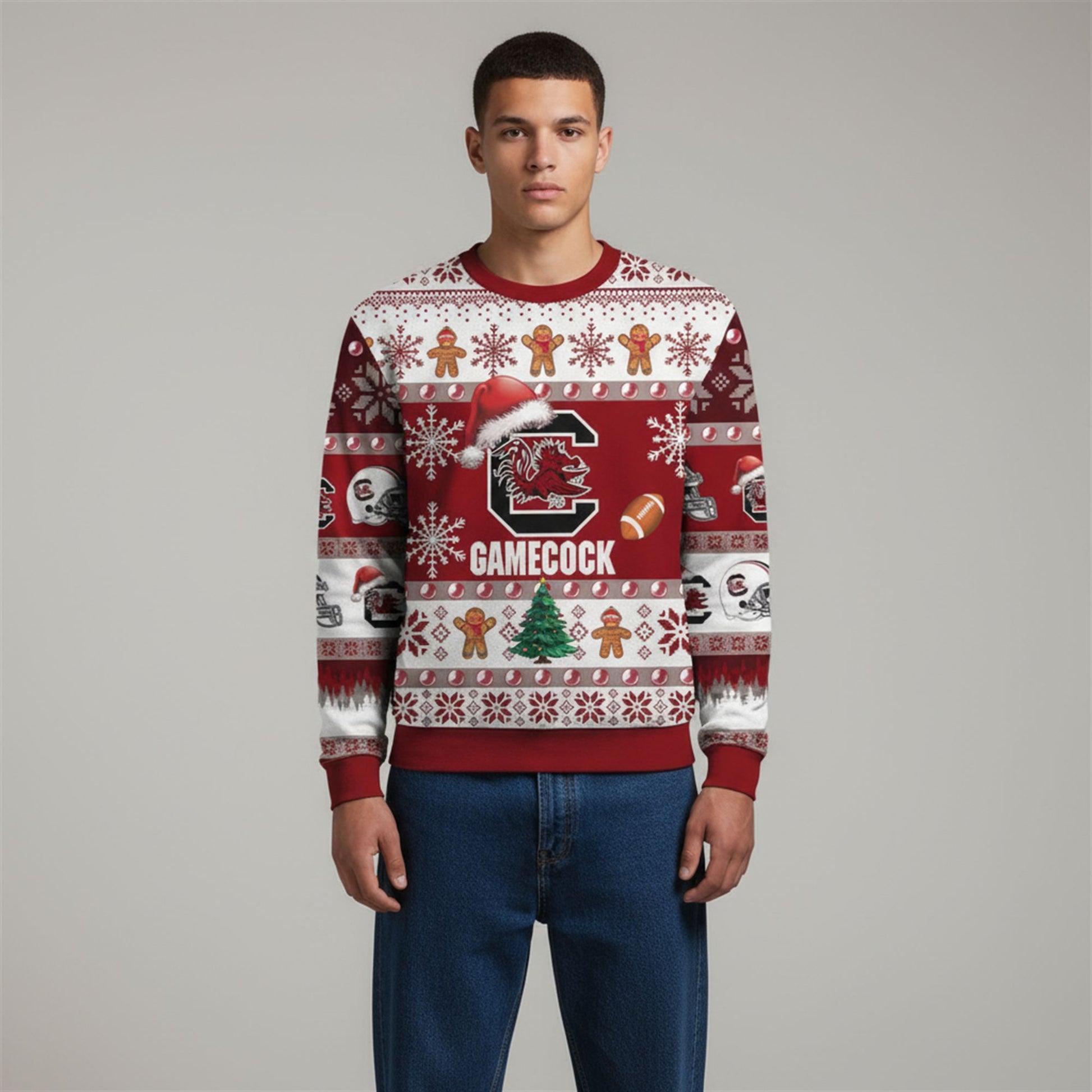 2026 Gamecocks They Not Like Us Ugly Christmas Sweater - Moonbestprint
