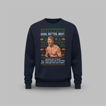 2026 Coach Ben Johnson Good Better Best Christmas Sweater - Moonbestprint