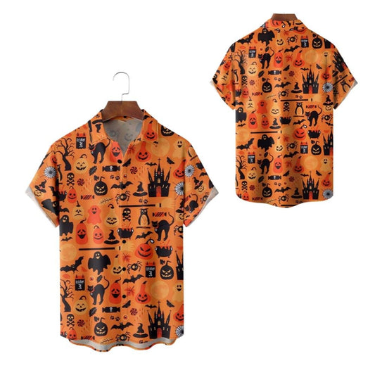 2025 Halloween Funny Pumkin Hawaiian Shirt - Moonbestprint