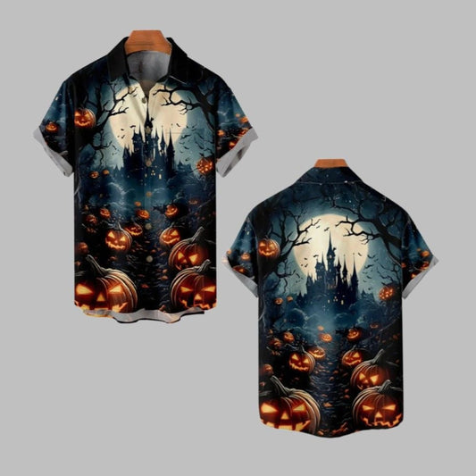 2025 Halloween Pumkins Hawaiian Shirt - Moonbestprint