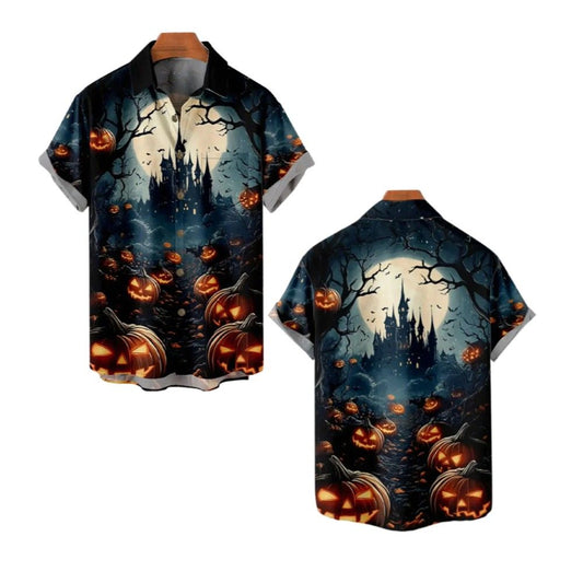 2025 Halloween Pumkins Hawaiian Shirt - Moonbestprint