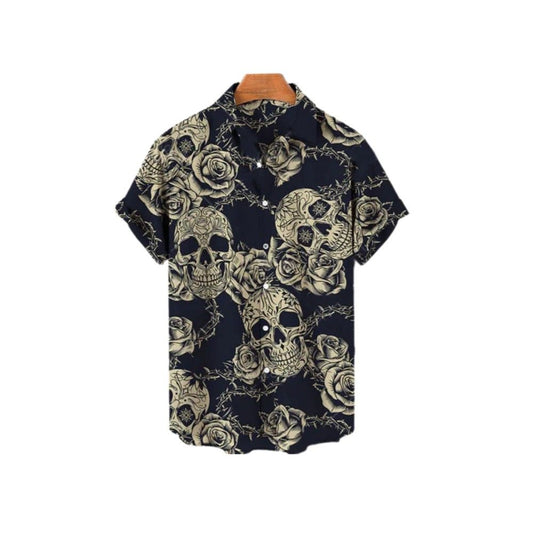 2025 Halloween Skull Hawaiian Shirt - Moonbestprint
