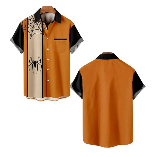 2025 Halloween Spider Hawaiian Shirt - Moonbestprint