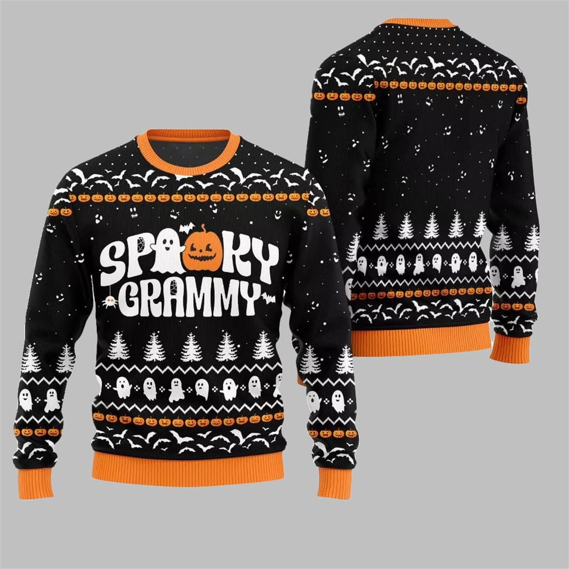 2026 Halloween Spooky Grammy Ugly Sweater - Moonbestprint