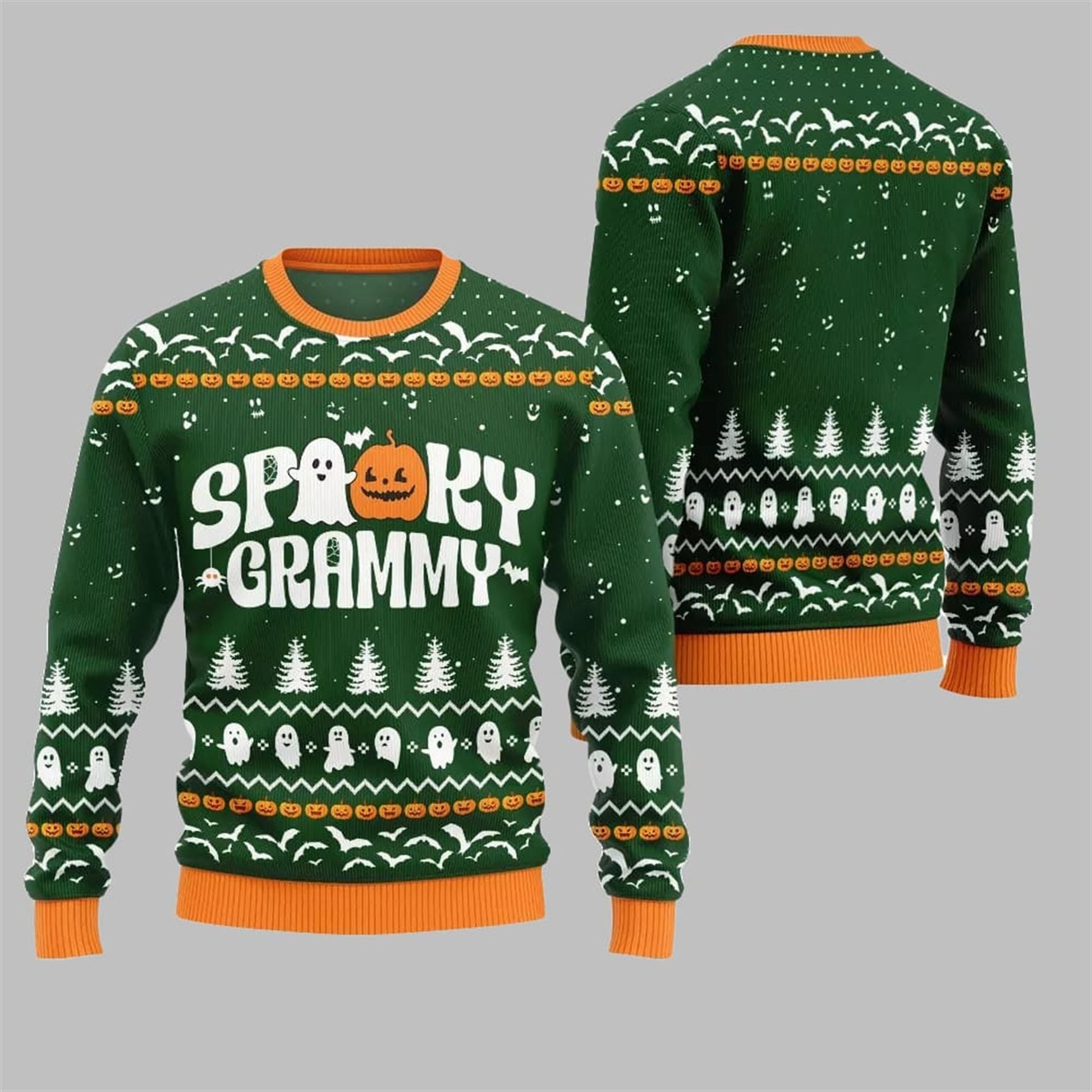 2026 Halloween Spooky Grammy Ugly Sweater - Moonbestprint