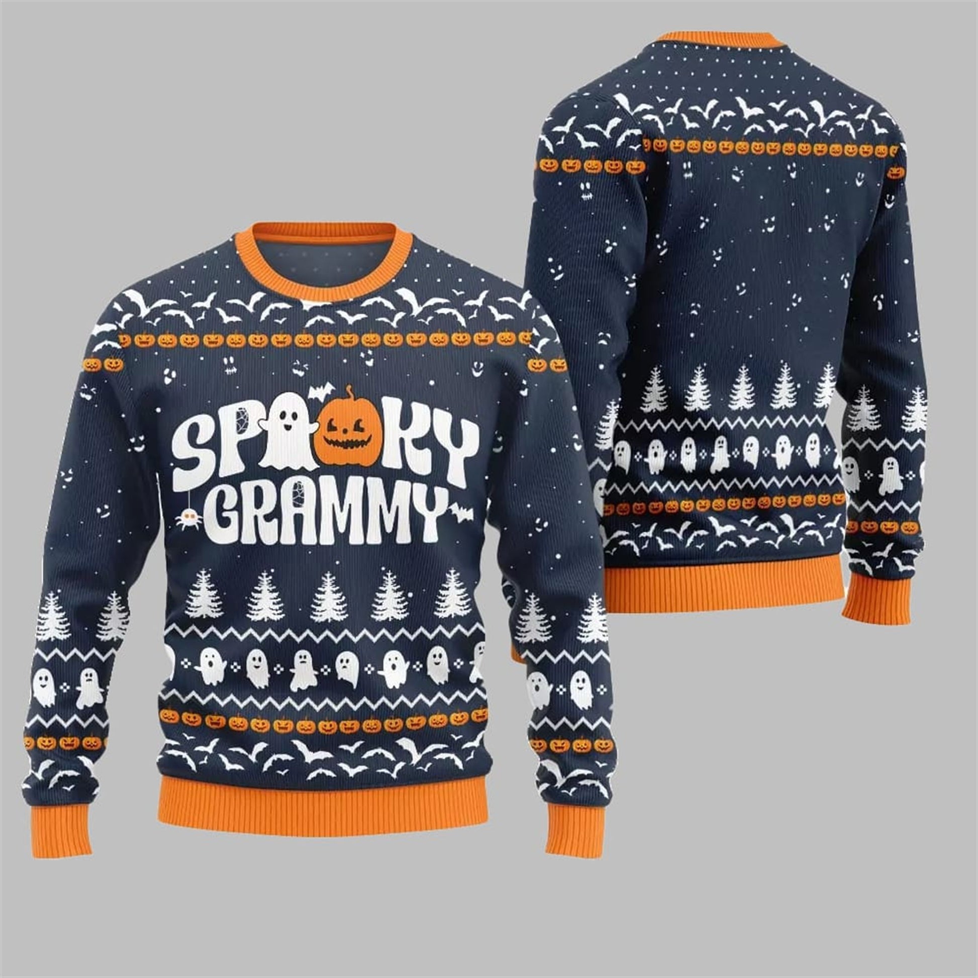 2026 Halloween Spooky Grammy Ugly Sweater - Moonbestprint