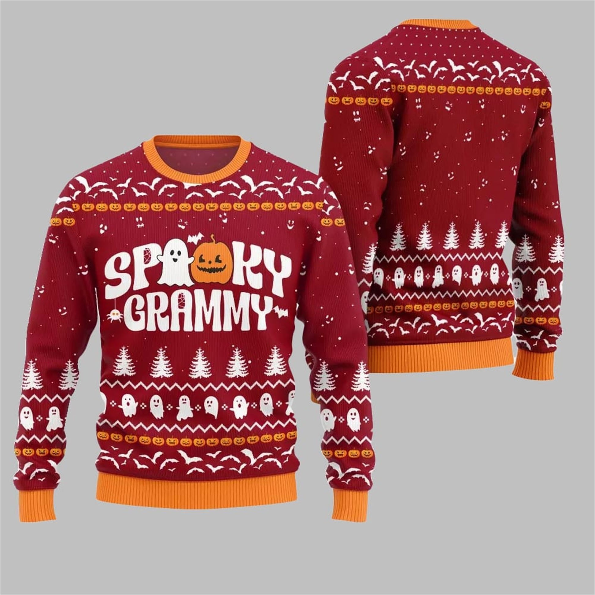 2026 Halloween Spooky Grammy Ugly Sweater - Moonbestprint