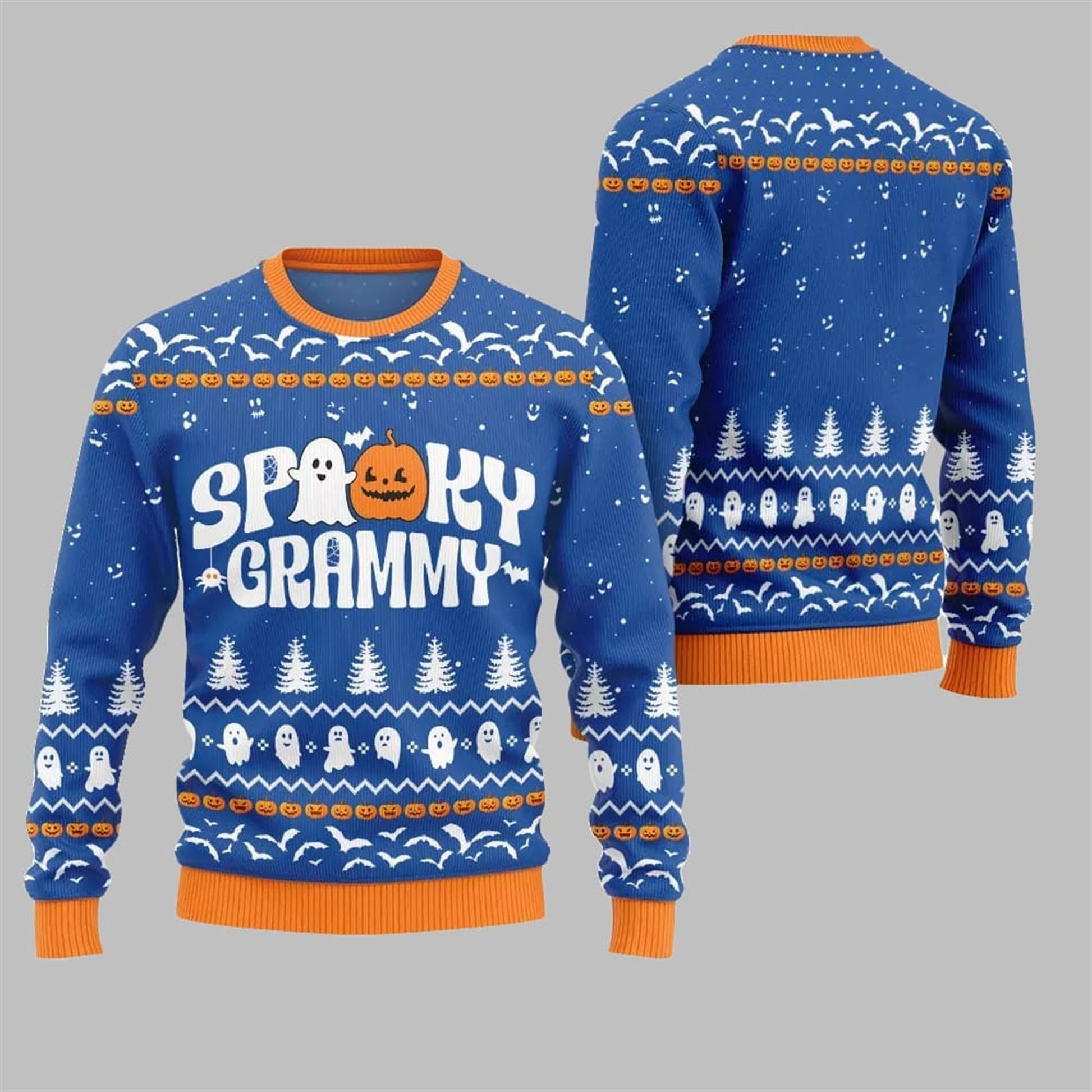 2026 Halloween Spooky Grammy Ugly Sweater - Moonbestprint
