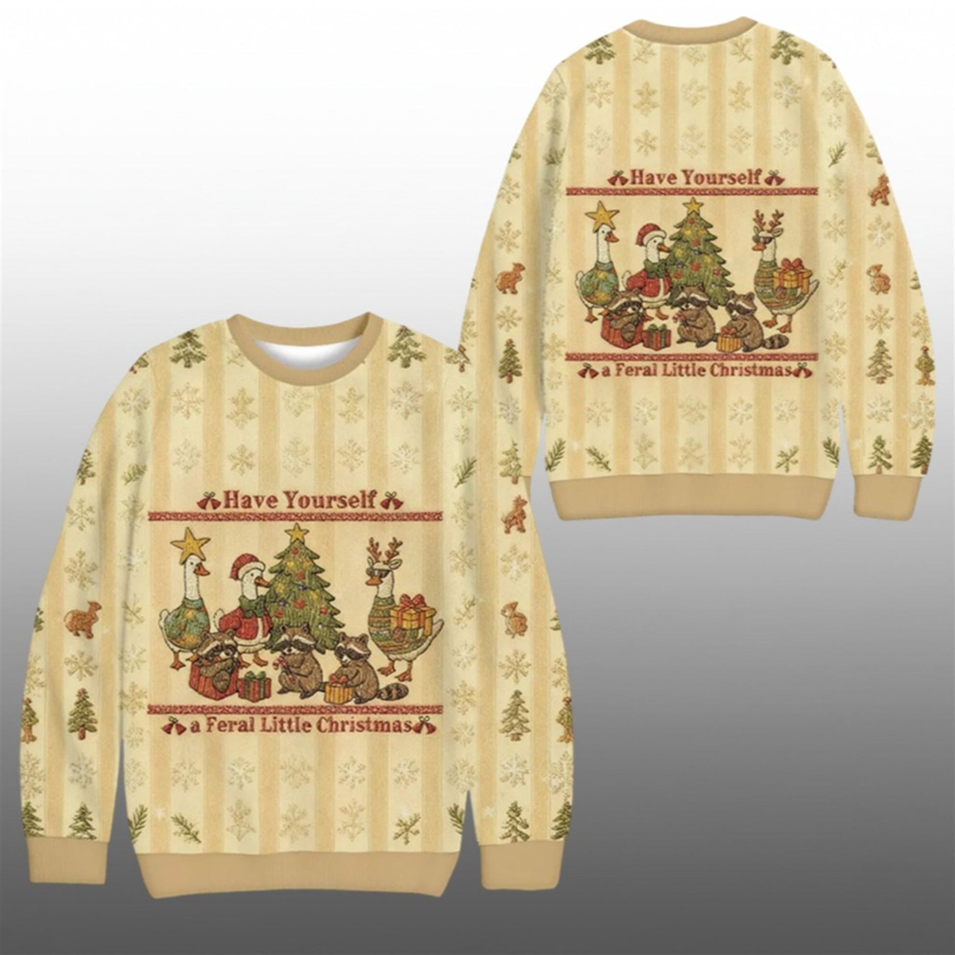2026 Have Yourself A Feral Litte Christmas Ugly Sweater - Moonbestprint