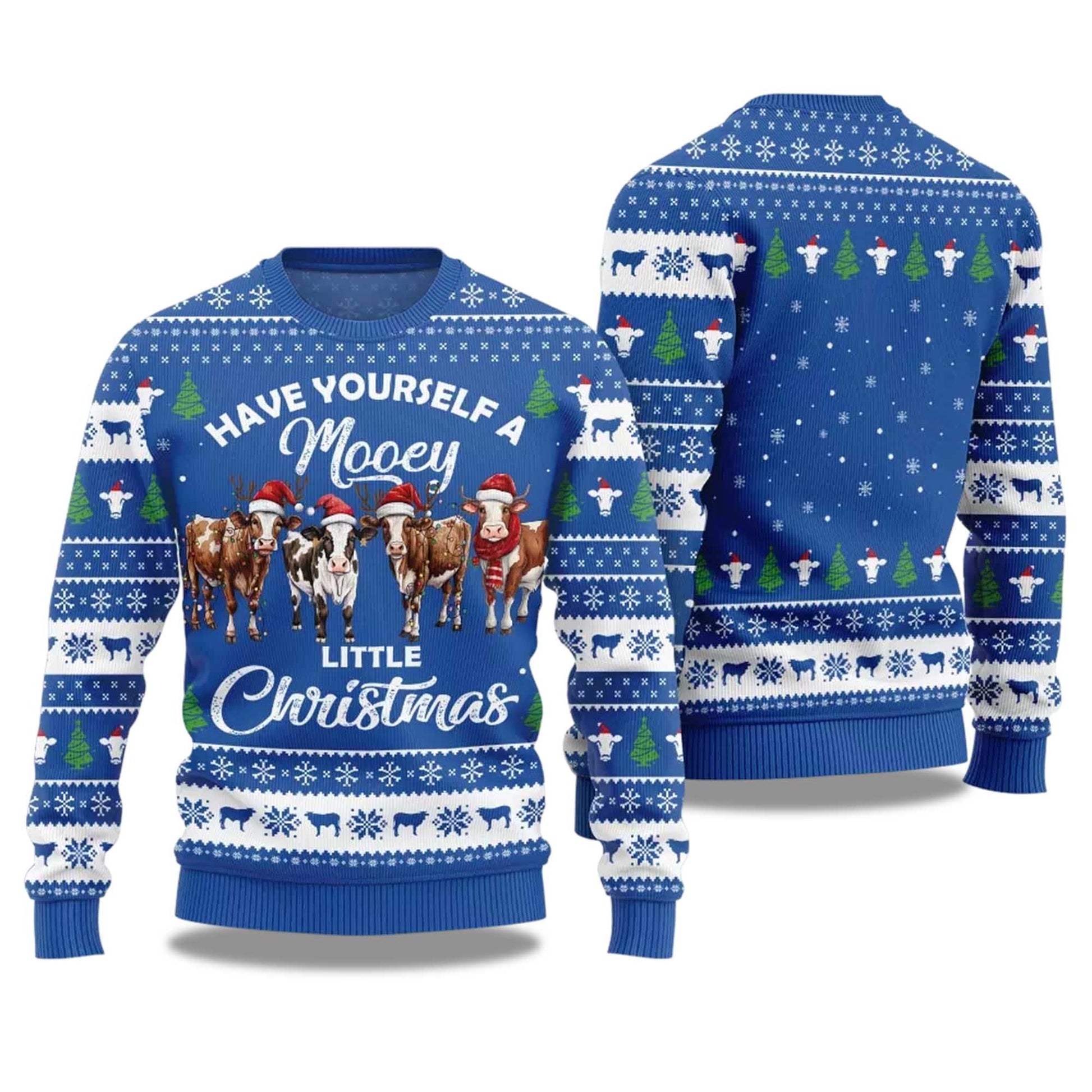 2026 Have Yourself a little Christmas Mooey Ugly Christmas Sweater Moonbestprint