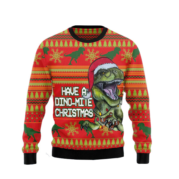 2025 Have a Dino-Mite Chritsmas Ugly Sweater – Moonbestprint