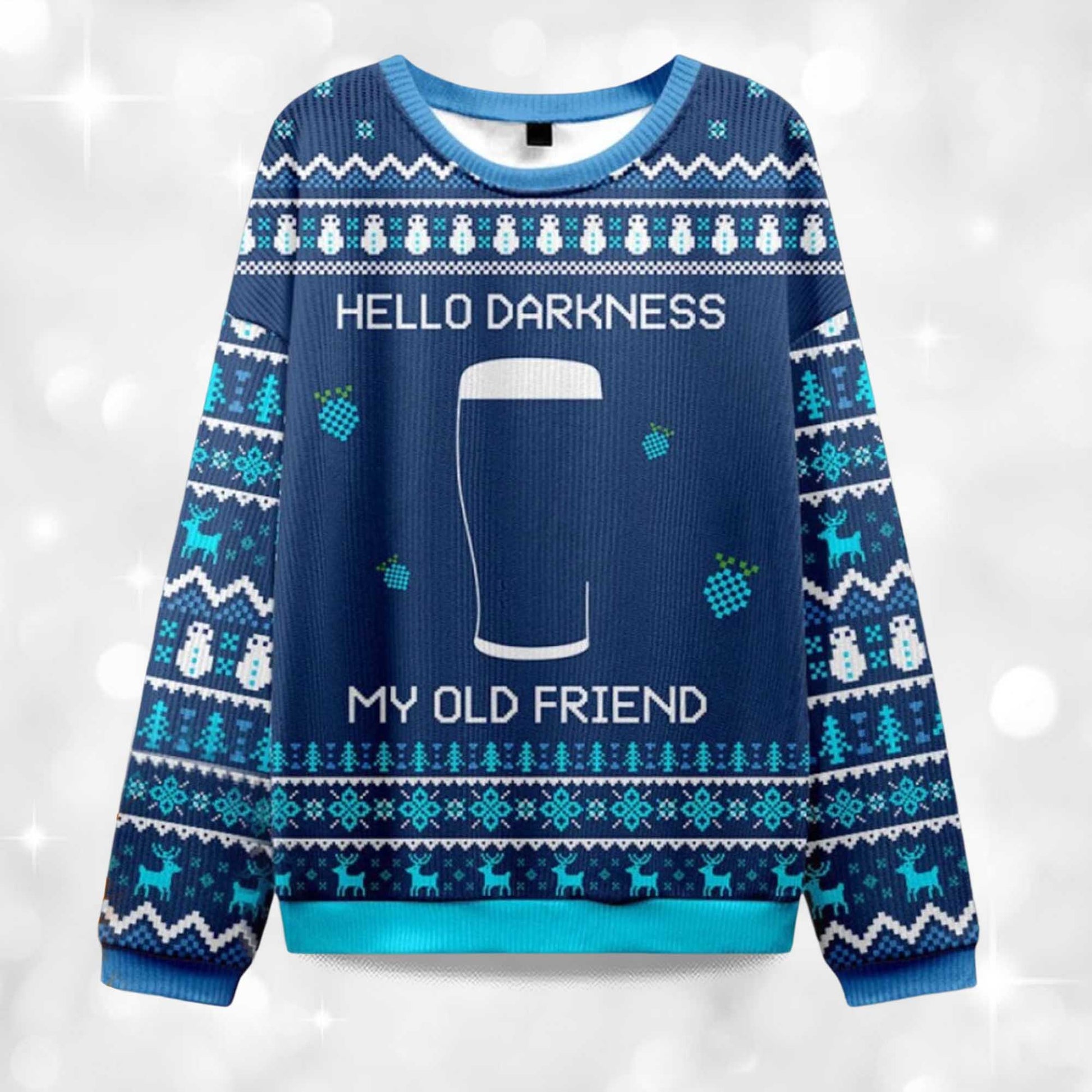 2026 Hello Darkness My Old Friend Christmas Ugly Sweater Moonbestprint