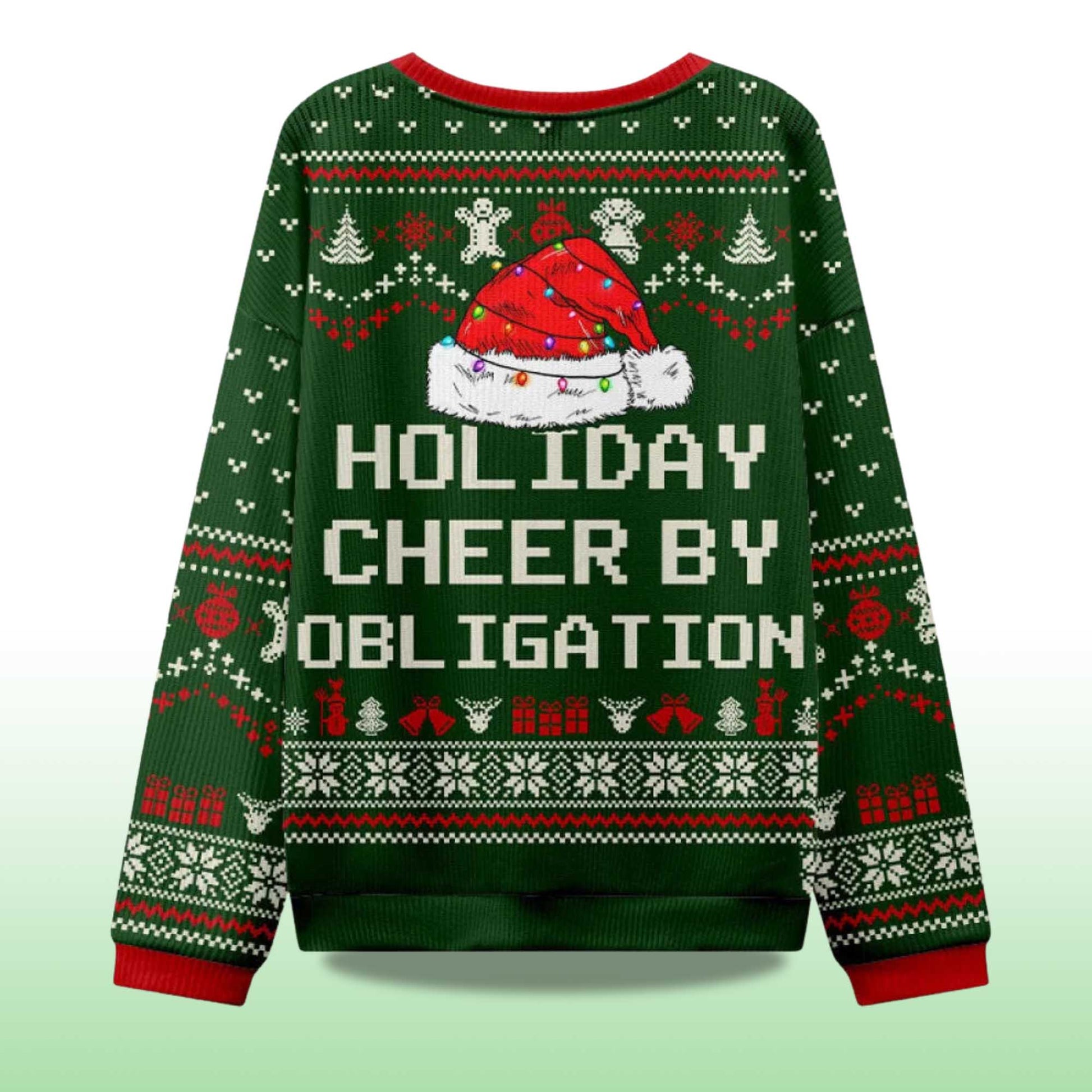 2026 Holiday Cheer by Obligation Ugly Christmas Sweater Moonbestprint