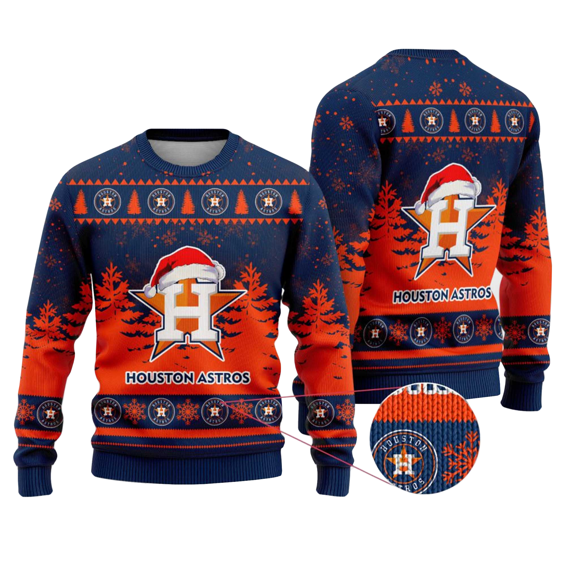 2025 Houston Astros Snowflakes Christmas Ugly Sweater – Moonbestprint