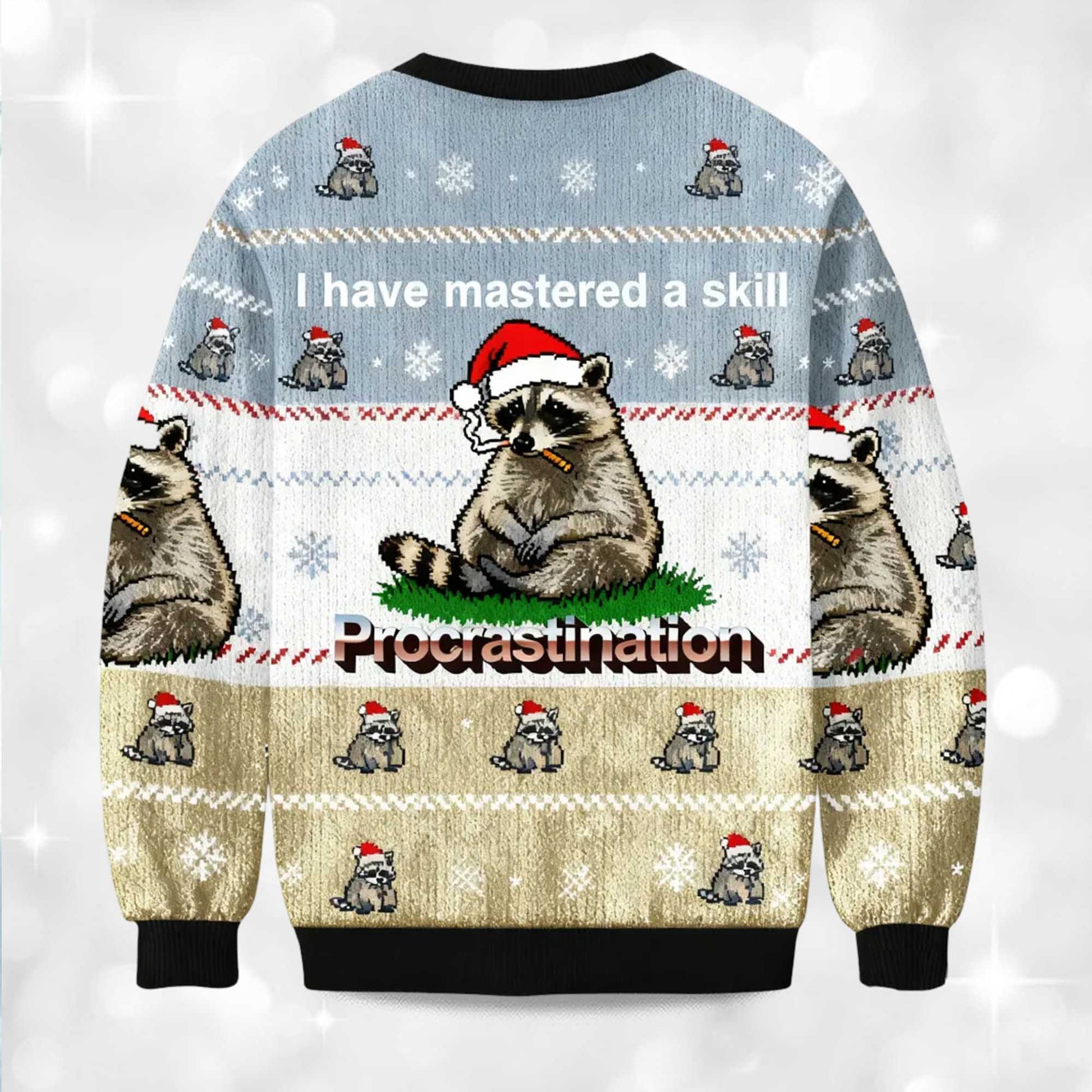 2026 I Have Mastered A Skill Procrastination Christmas Ugly Sweater Moonbestprint