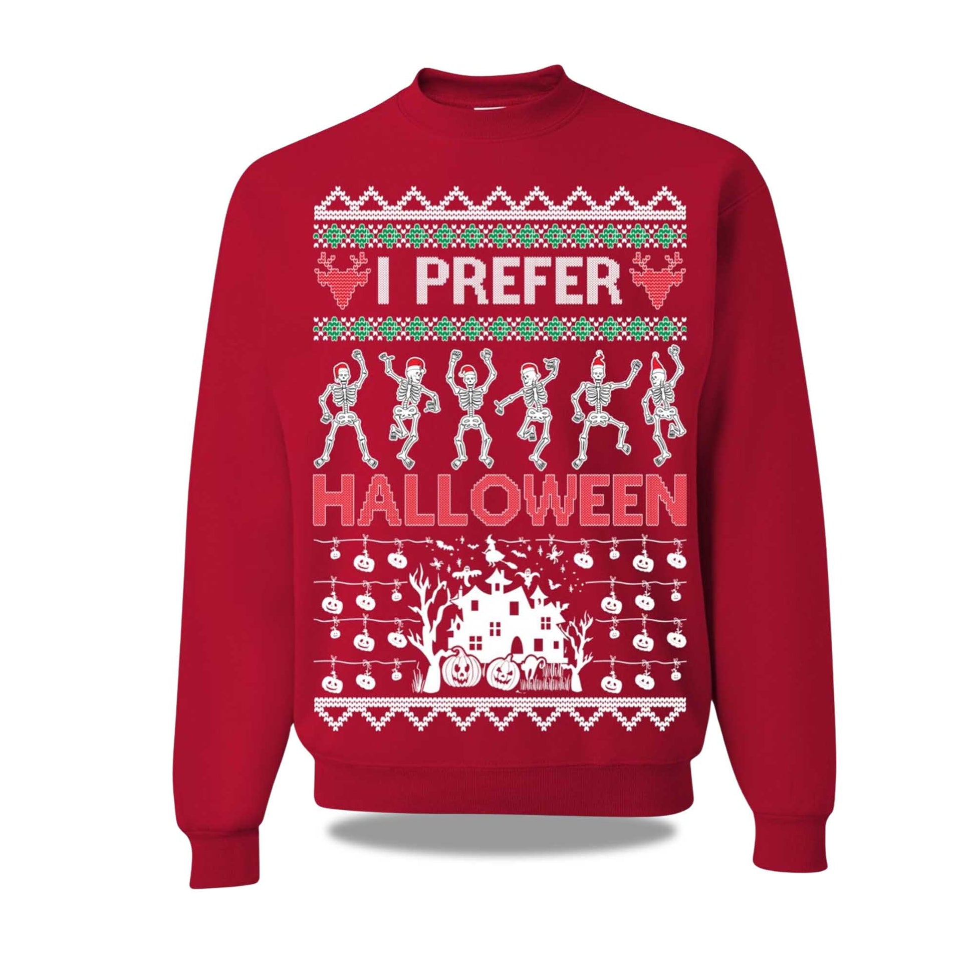 2026 I Prefer Halloween Skeleton Dance Ugly Sweater Christmas Moonbestprint