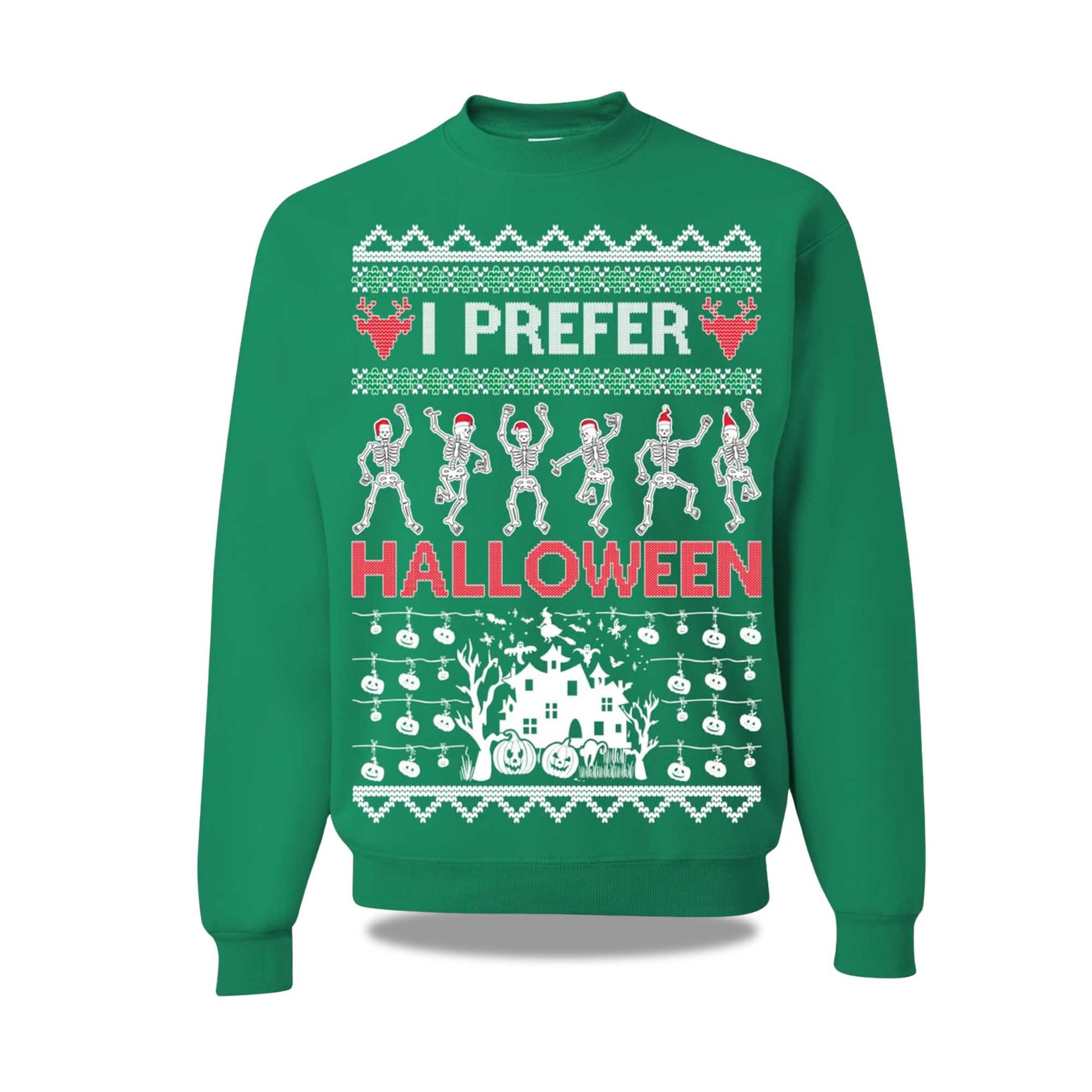2026 I Prefer Halloween Skeleton Dance Ugly Sweater Christmas Moonbestprint