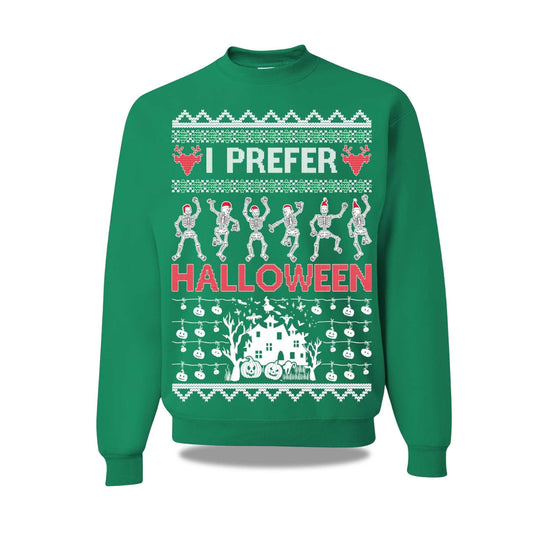 2026 I Prefer Halloween Skeleton Dance Ugly Sweater Christmas Moonbestprint