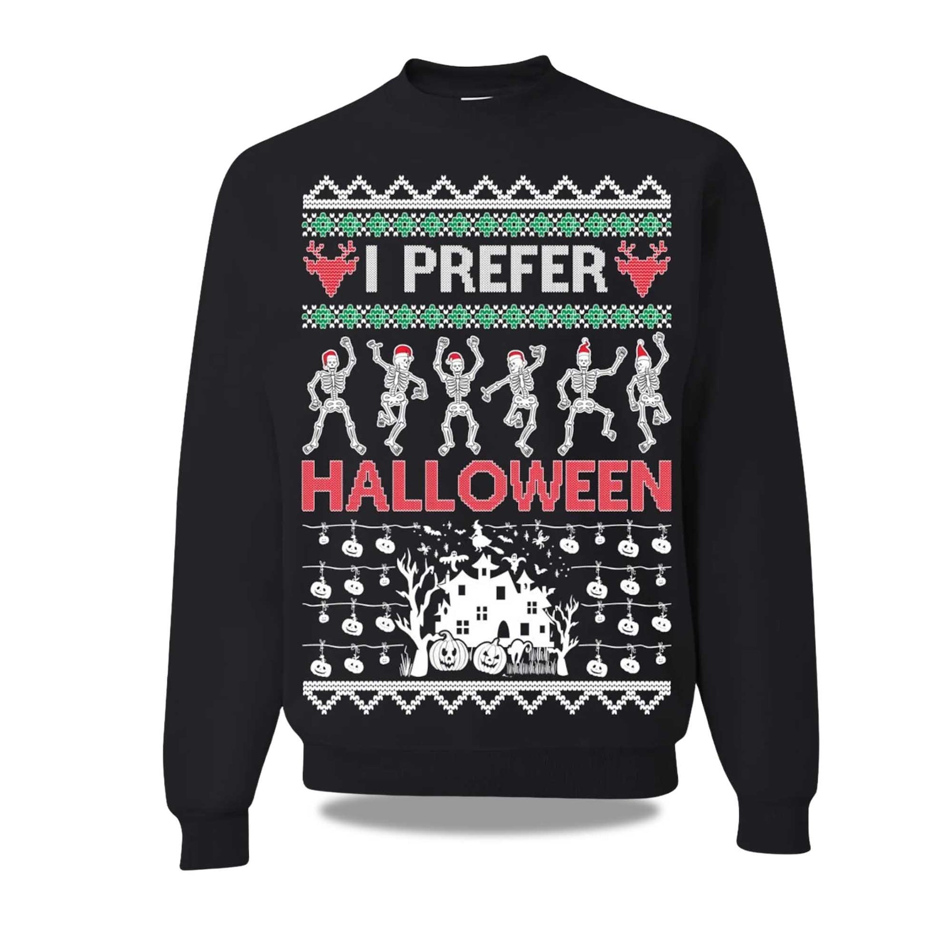 2026 I Prefer Halloween Skeleton Dance Ugly Sweater Christmas Moonbestprint