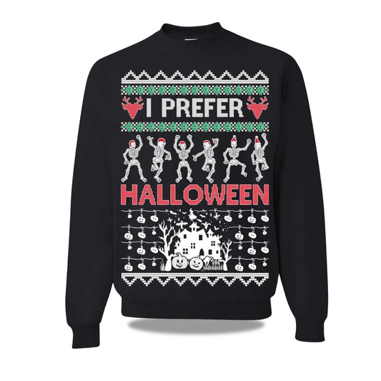 2026 I Prefer Halloween Skeleton Dance Ugly Sweater Christmas Moonbestprint